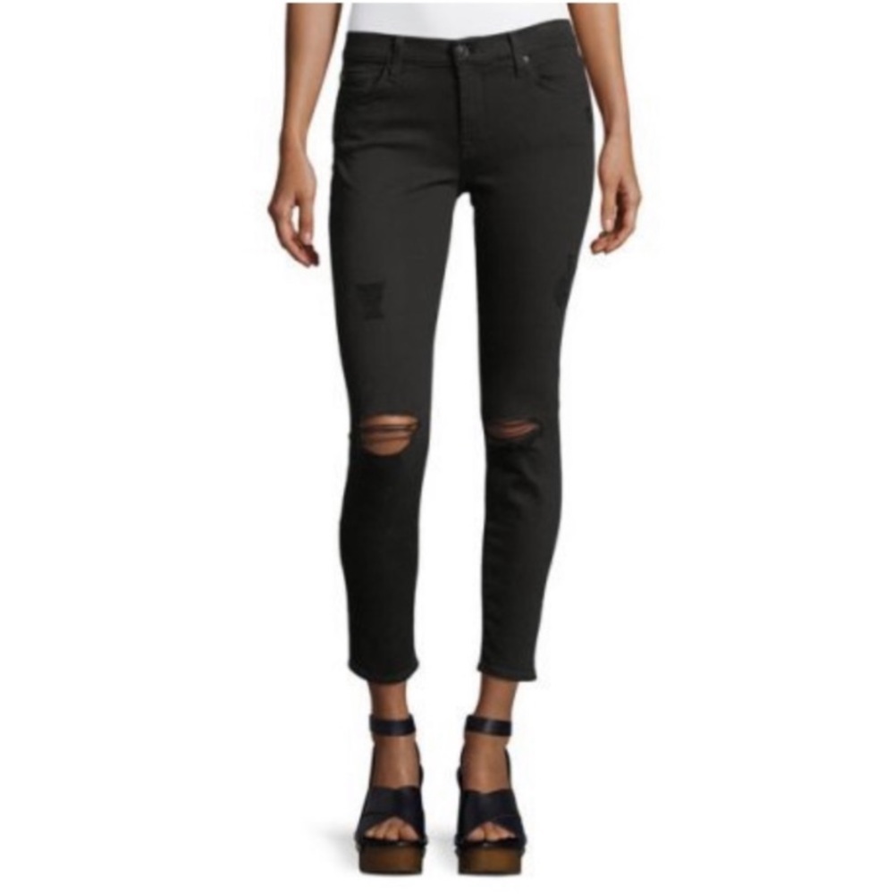 7 for all mankind ankle gwenevere ripped jeans